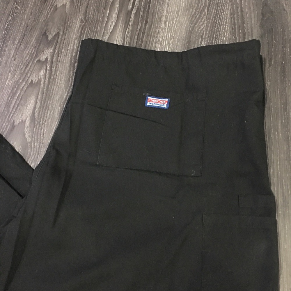 Cherokee Unisex Drawstring Cargo Pants - Picture 3 of 4